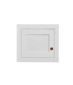 15" Wide Wall Cabinet - Single Door 9", 12", 15", 18", 21", 24", 27", 30", 33" & 36" Tall Custom Stacker Inset Shaker