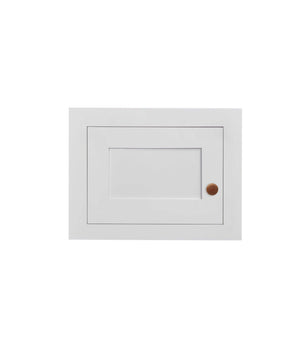 15" Wide Wall Cabinet - Single Door 9", 12", 15", 18", 21", 24", 27", 30", 33" & 36" Tall Custom Stacker Inset Shaker