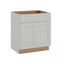 30", 33", 36" & 39" Sink Base Cabinet | RTA Unassembled | Premium Shaker White Full Overlay
