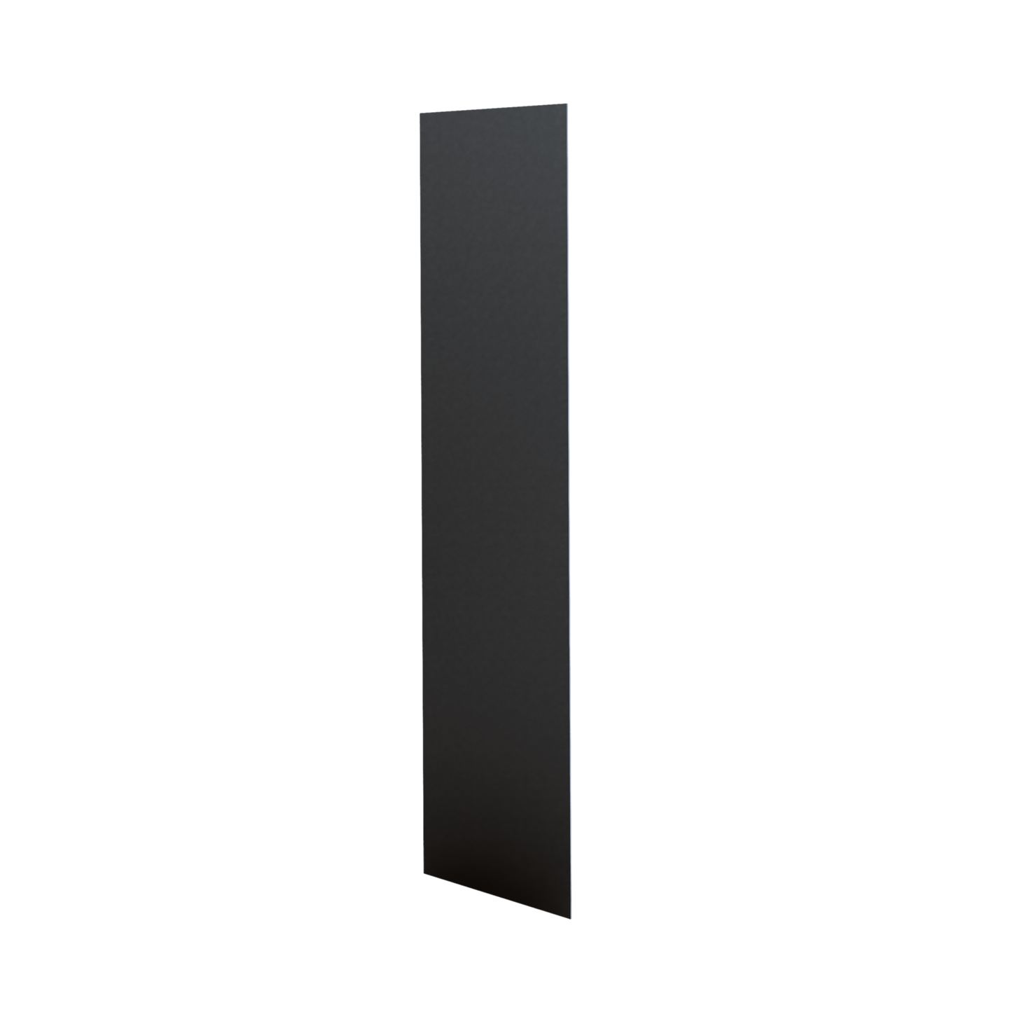 Pantry Skin Panel Cabinet Sides - 24" x 96" x 1/4" 15HNS Hermosa Noir Black Shaker 1-1/4" Overlay