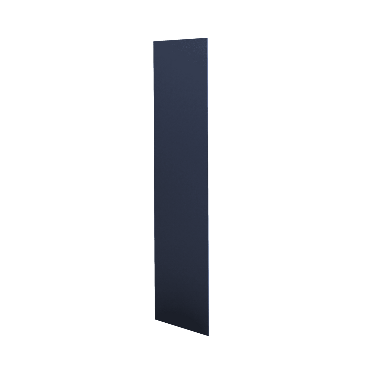 Pantry Skin Panel Cabinet Sides - 24" x 96" x 1/4" NB29 Naval Blue Shaker 1-1/4" Overlay
