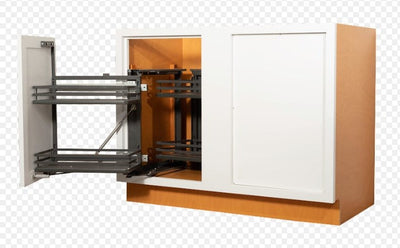 Basket Blind Corner Base (Left or Right) Custom Blind 45" Inch