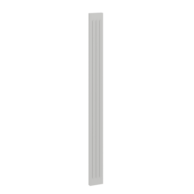 Fluted Filler | RTA Unassembled | Premium White Shaker Full Overlay