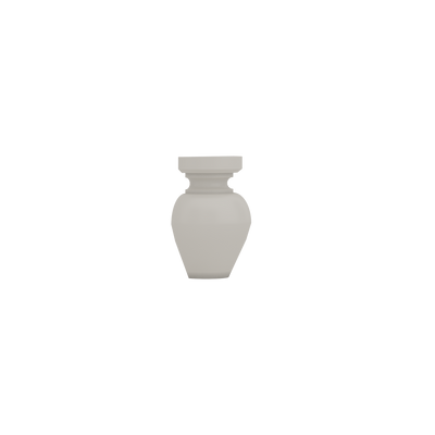 Half Bunn - Split Vertically | RTA Unassembled | Premium White Shaker Full Overlay