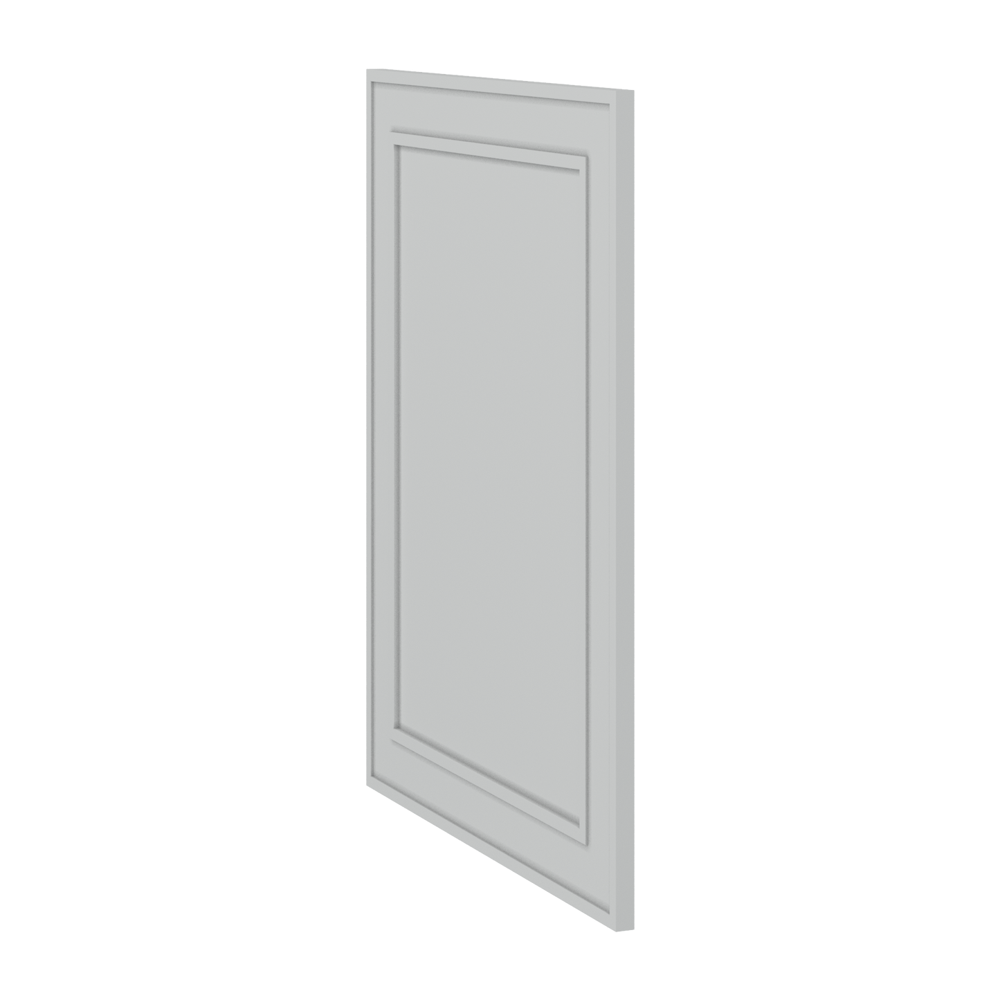 Sample Door White Elegant Oak Craftsman Shaker 1-1/4" Overlay Shaker