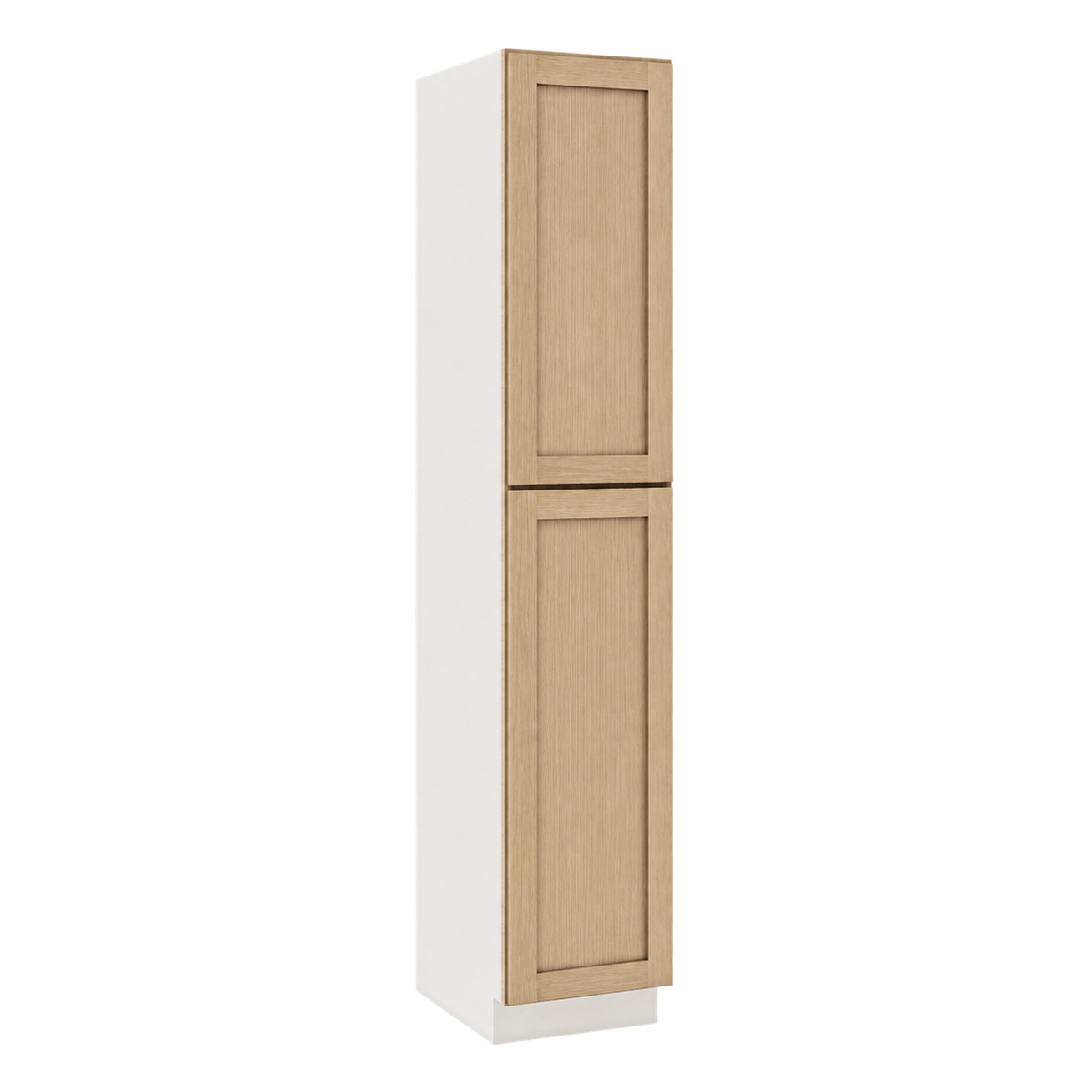 Rift Oak shaker pantry cabinet