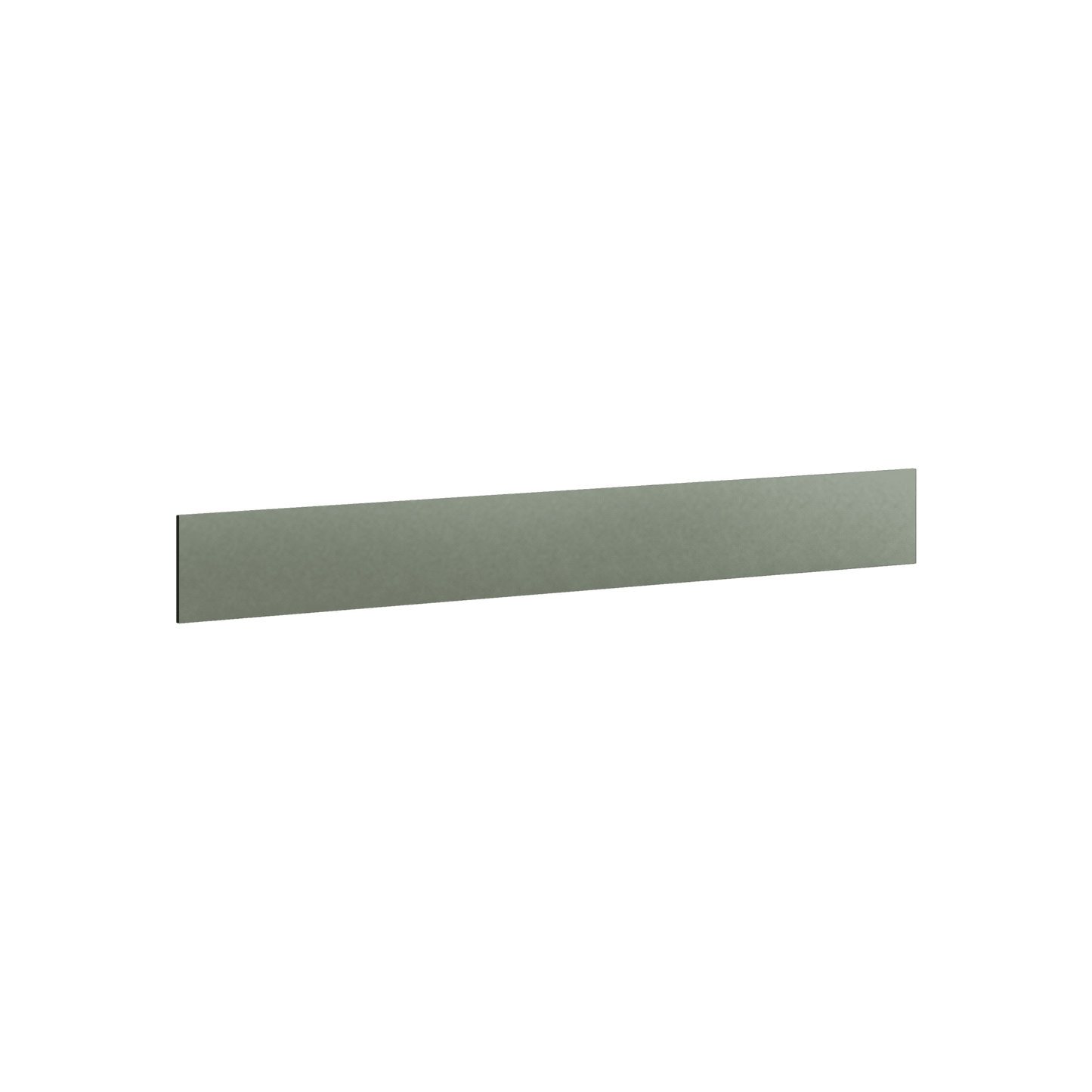 Toe Kick Skin Molding Trim Pieces 1/4" x 93" Green Shaker 1-1/4" Overlay