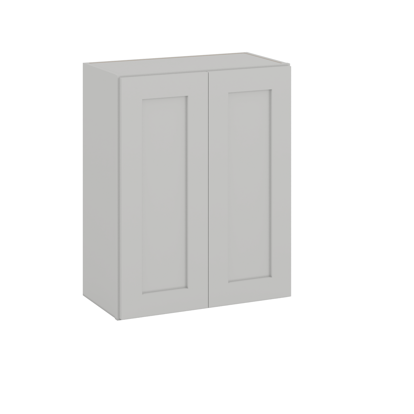 30" Tall | 24", 27", 30", 33", 36", 39", and 42" Width | Wall Cabinet with Double Doors | RTA Unassembled | Premium White Full Overlay