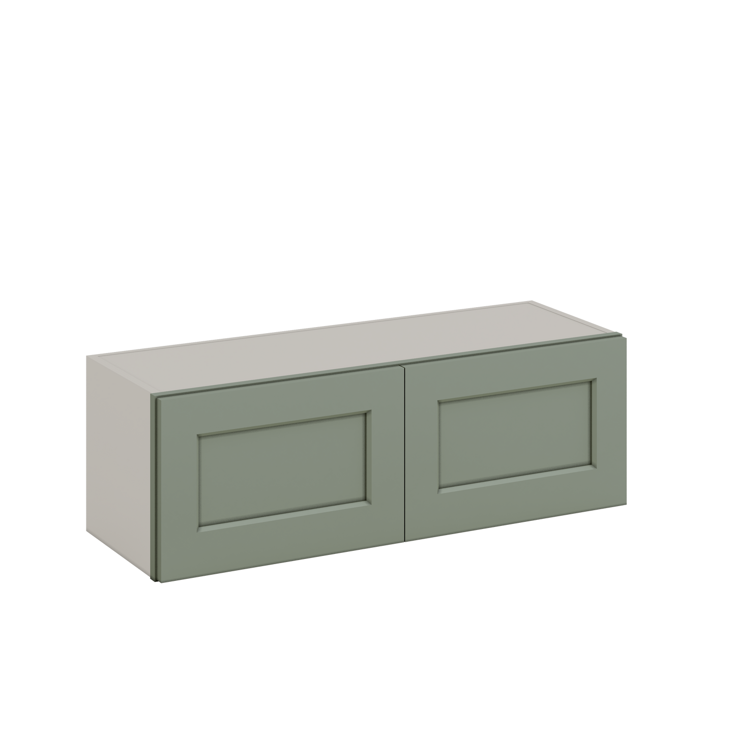 Sage Green Shaker Kitchen Cabinets 36" wide x 12" Deep 15 18 21 24