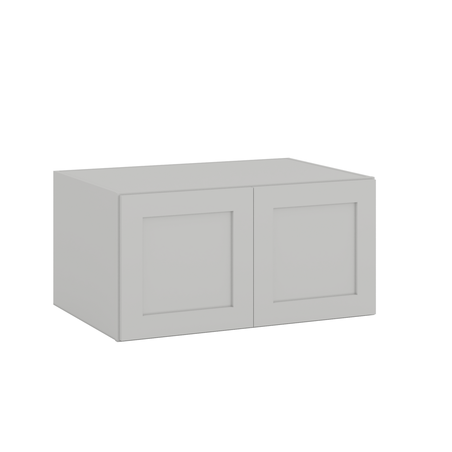 18" Tall | 24" Deep | 36", and 39" Width | Wall Cabinet with Double Doors | RTA Unassembled | Premium White Full Overlay