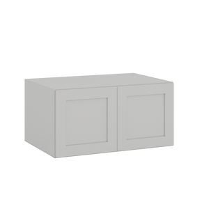 18" Tall | 24" Deep | 36", and 39" Width | Wall Cabinet with Double Doors | RTA Unassembled | Premium White Full Overlay