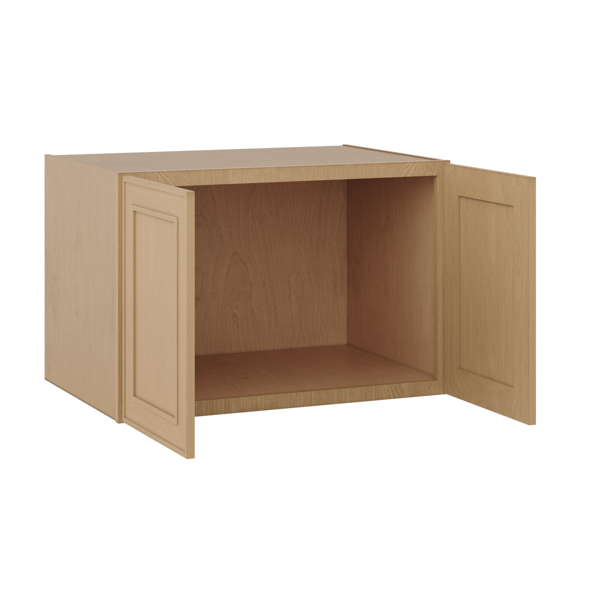 Natural oak elegant craftsman shaker refrigerator panel 12"–36" rta kitchen cabinet – view 11