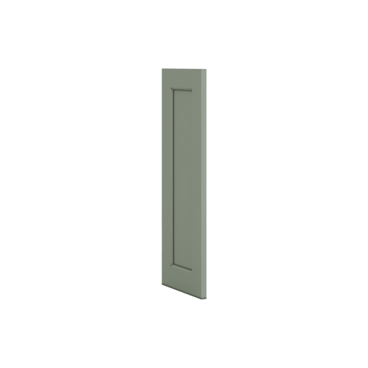 False Door Green Shaker Decorative Style