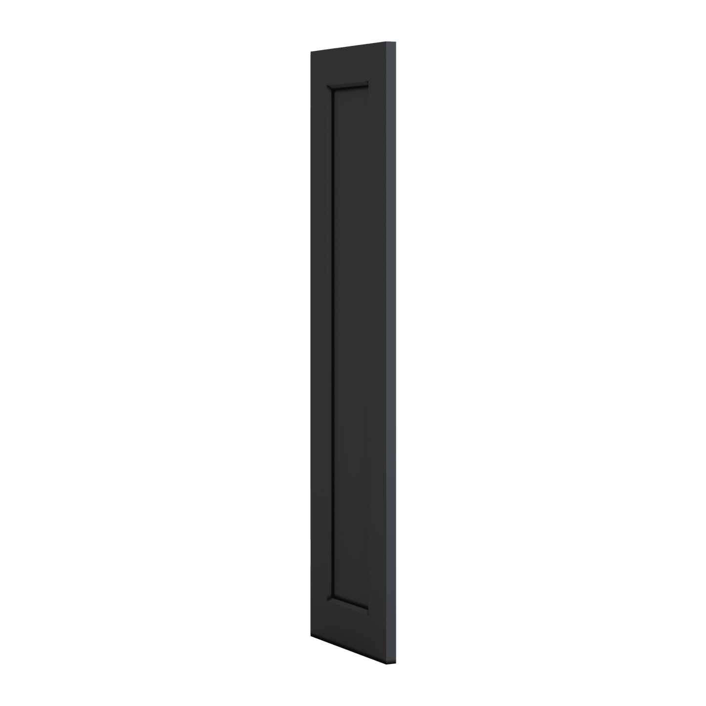 False Door 15HNS Hermosa Noir Black Shaker Decorative Style