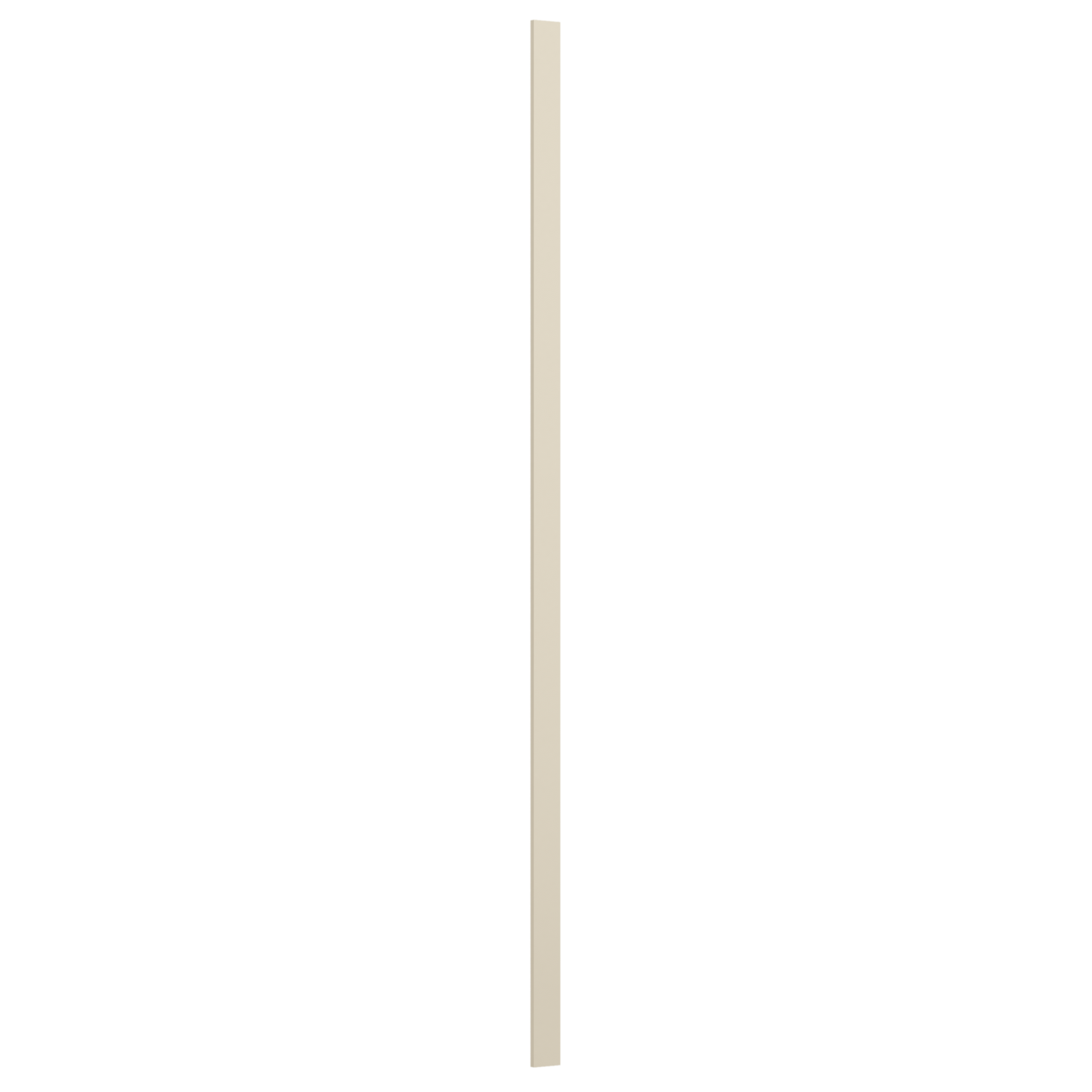 Trim Pieces 3" & 6" x 42" & 96" Tall Cabinet Filler Filler Manhattan Cream Shaker 1-1/4" Overlay