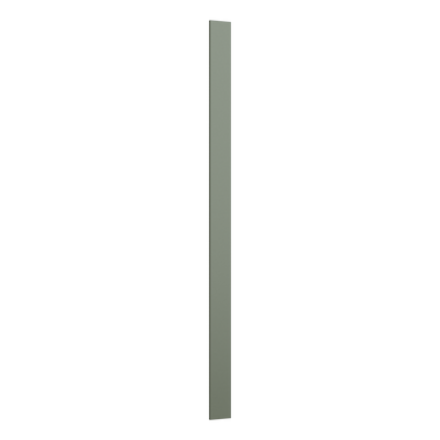 Tall Cabinet Filler Trim Pieces 1.5", 3" & 6" x 96" Tall Filler 14SG Sage Green Shaker 1-1/4" Overlay
