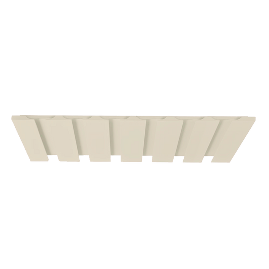 Wine Glass Holder Manhattan Cream Shaker Shelf 1-1/4" Overlay