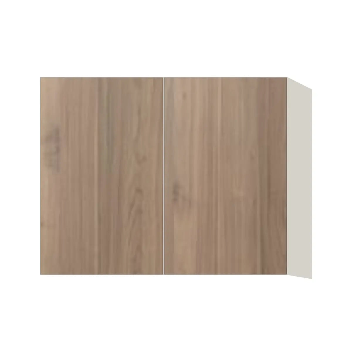 Contemporary 24" deep refrigerator wall cabinet, Moonnut door, L-Box (Luxury)