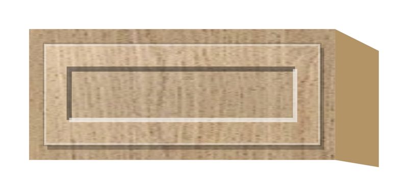 Rift 21" Wide Wall Cabinet - Single Door 9", 12", 15", 18", 21", 24" & 27" Tall Stacker, Shaker door, natural rift white oak