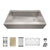 Stainless Steel Single Bowl Apron (Farm) Rectangle Kitchen Sink 35-7/8" Wide