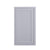 39" Tall Light Gray Inset Shaker Wall Cabinet - Single Door - 9", 12", 15", 18" & 21" Wide