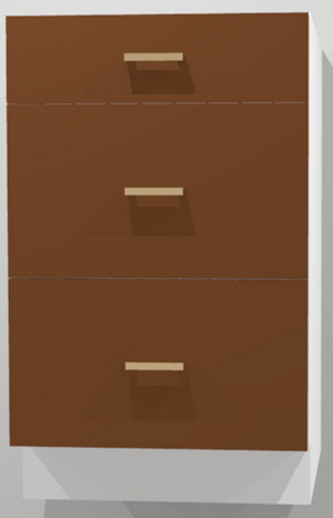 3 Drawer Base Modern Euro Slab Cabinet 12", 15", 18", 21", 24", 30" - RTA Wholesalers