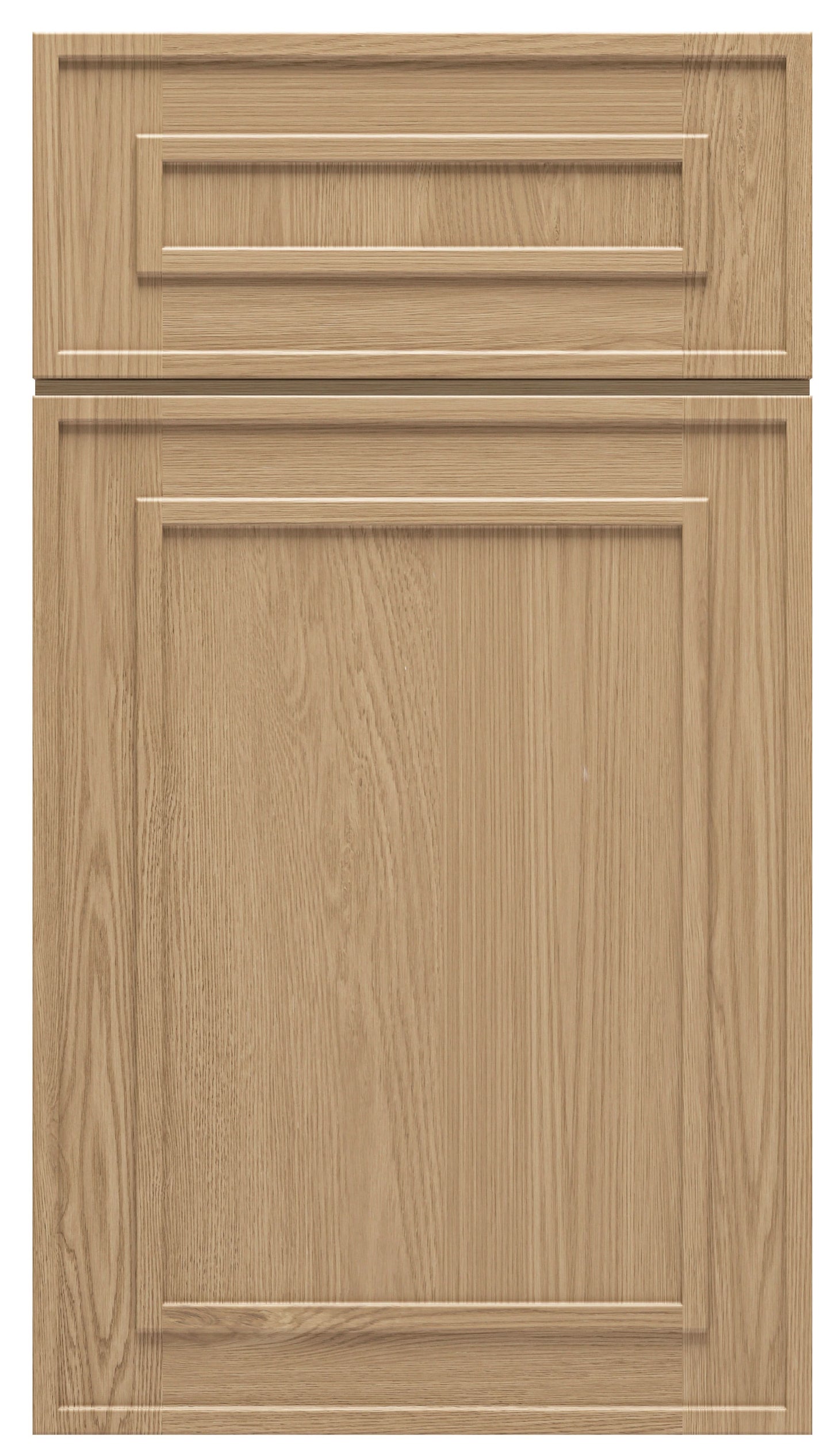 Natural oak elegant craftsman shaker 3-drawer base 12"–21" rta kitchen cabinet – view 14