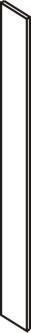 Wide Filler Strips - Vintage White Cabinet Filler Trim Pieces