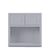 Microwave Cabinet Light Gray Shaker Wall Cabinet 27" Wide 30" Tall