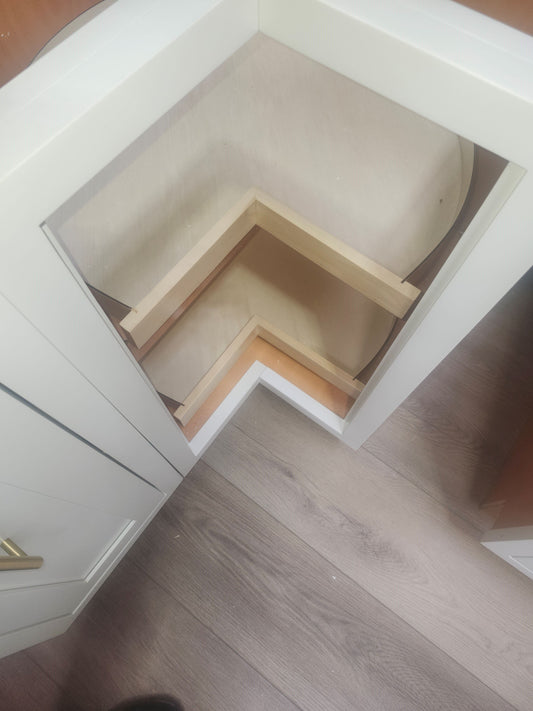 Lazy Susan Spin Tray Installation