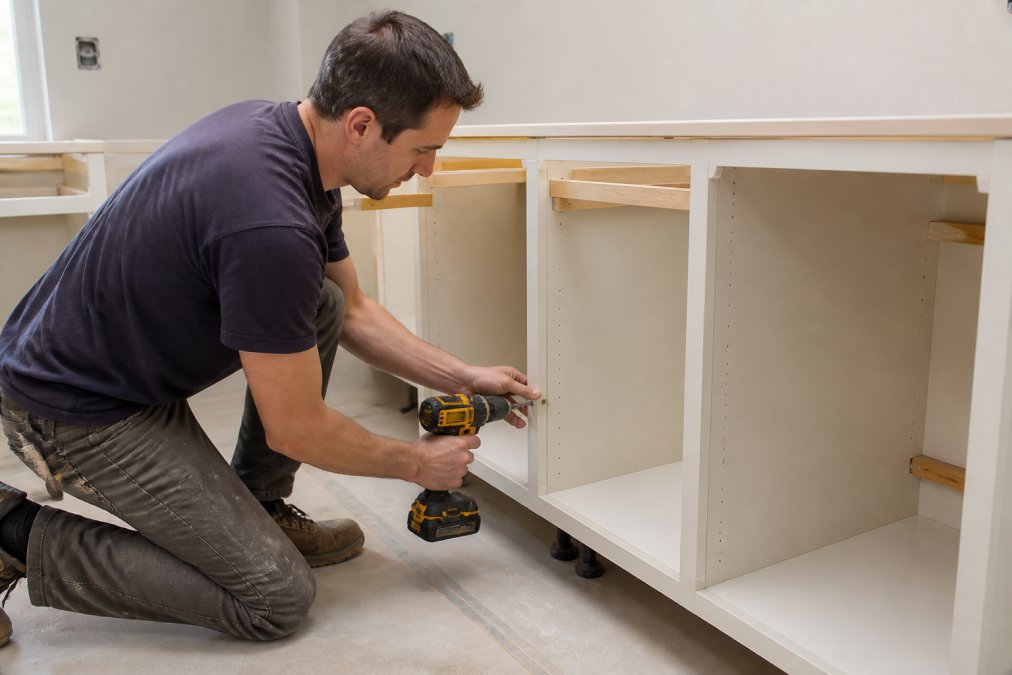 How to Install Base Kitchen Cabinets: Step-by-Step