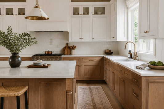 How to Mix Wood and White Kitchen Cabinets: A Design Guide
