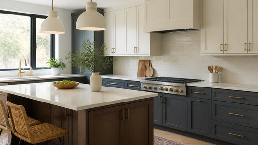 Modern Two-Tone Kitchen Cabinet Color Combinations