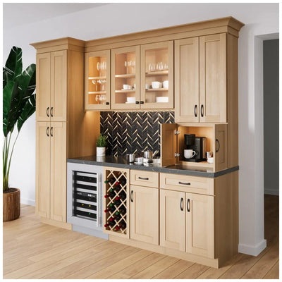 Sandstone Birch Shaker Kitchen Cabinets