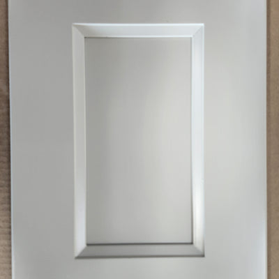 White Double Shaker 1-1/4&quot; Overlay Kitchen Cabinets - Trim Materials