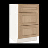 White Oak Shaker Overlay 1-1/4" Kitchen Cabinets