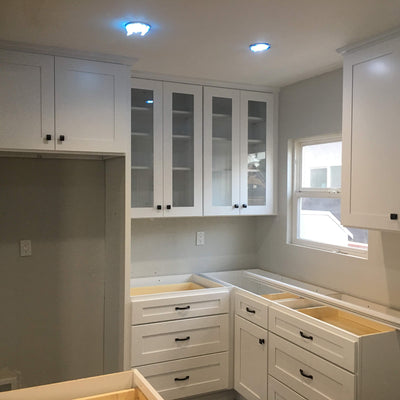 White Shaker Upper Cabinets