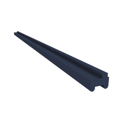 Light Rail Molding Trim Pieces 29NB Naval Blue Shaker 1-1/4" Overlay