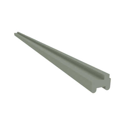 Light Rail Molding Trim Pieces Green Shaker 1-1/4" Overlay