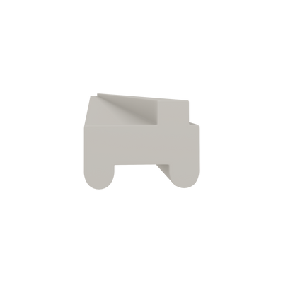 27LGDS Laguna Gray Double Shaker Light Rail Molding Trim Pieces