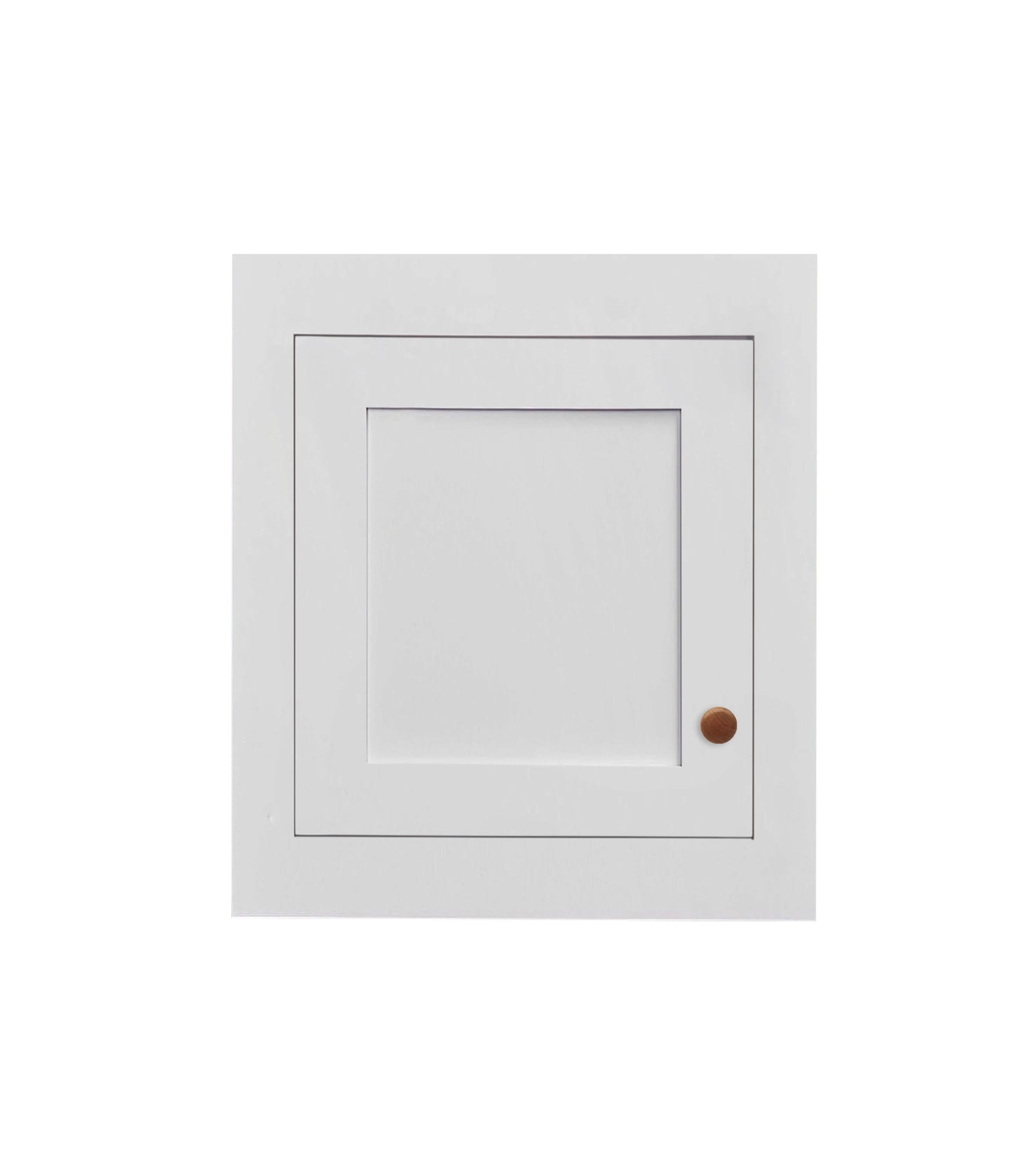 15" Wide Wall Cabinet - Single Door 9", 12", 15", 18", 21", 24", 27", 30", 33" & 36" Tall Custom Stacker Inset Shaker