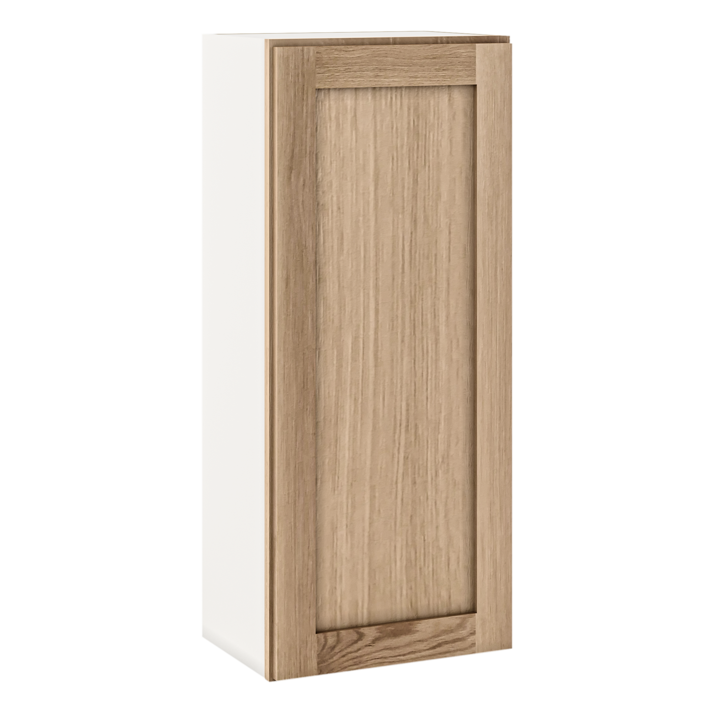 Natural white oak shaker wall cabinet 9"–42" RTA kitchen cabinet – view 7