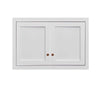 27" Wide Custom Color Stacker Inset Shaker Wall Cabinet - Single Door 12", 15", 18", 21"& 24" Tall