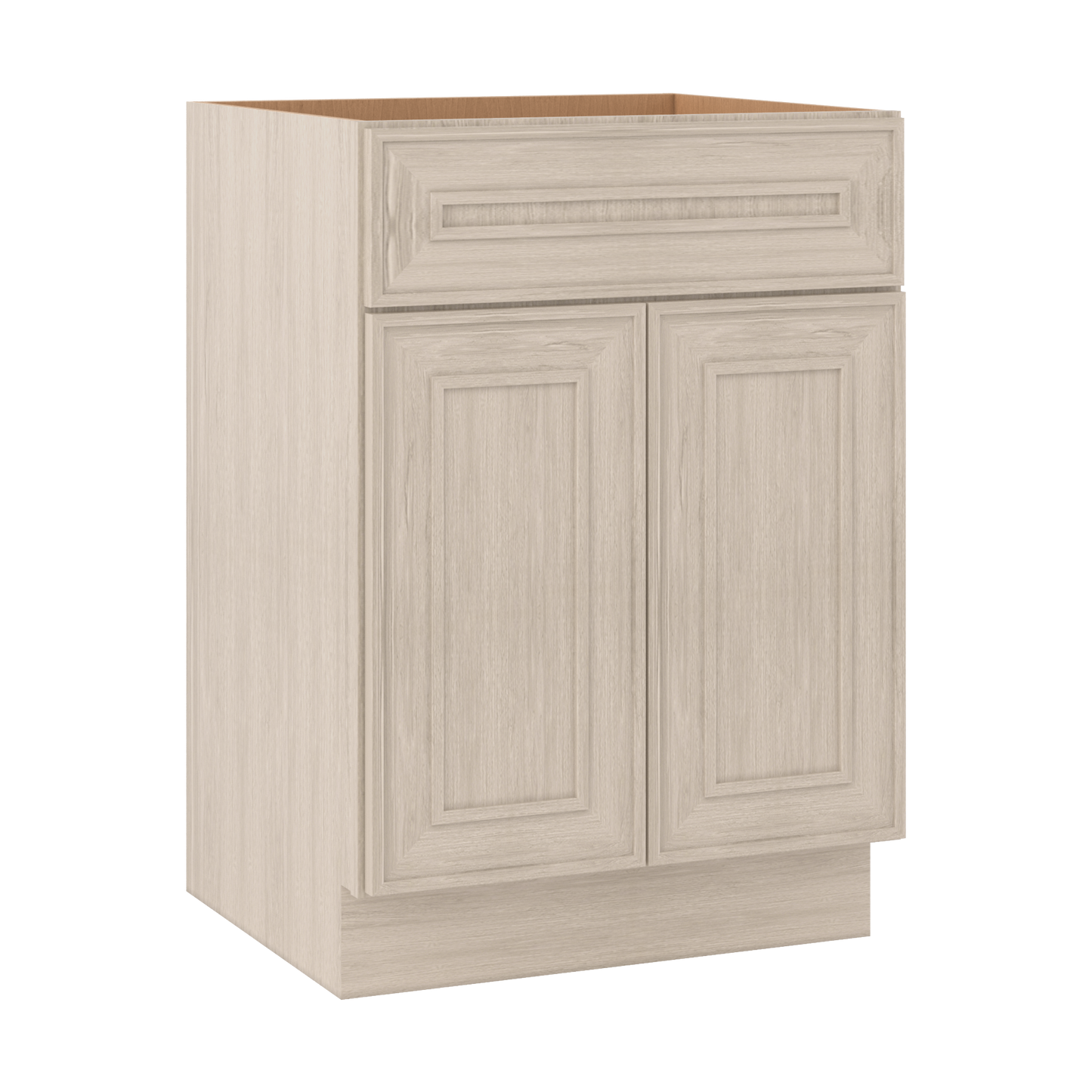 Vanity Sink Base 24", 30" & 36" x 34-1/2" Tall Ivory Elegant Craftsman Shaker 1-1/4" Overlay