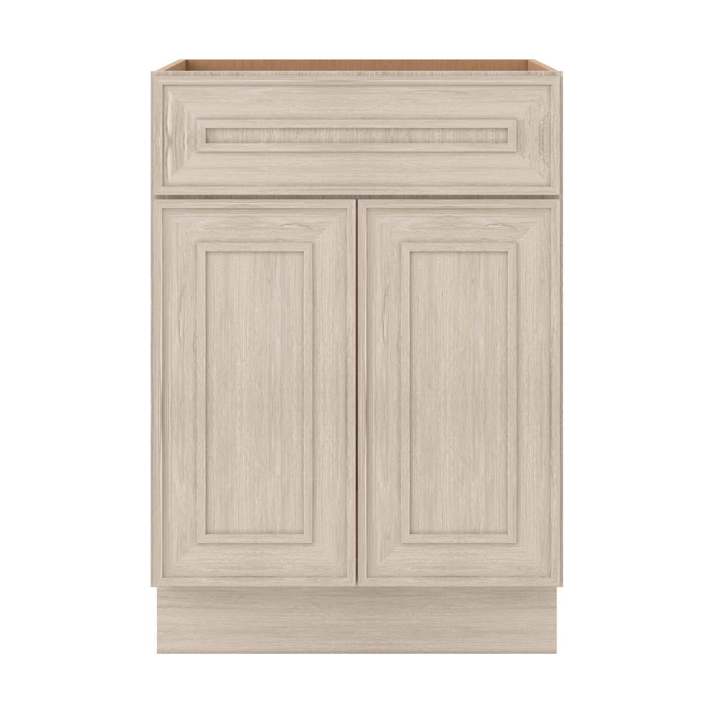 Vanity Sink Base 24", 30" & 36" x 34-1/2" Tall Ivory Elegant Craftsman Shaker 1-1/4" Overlay