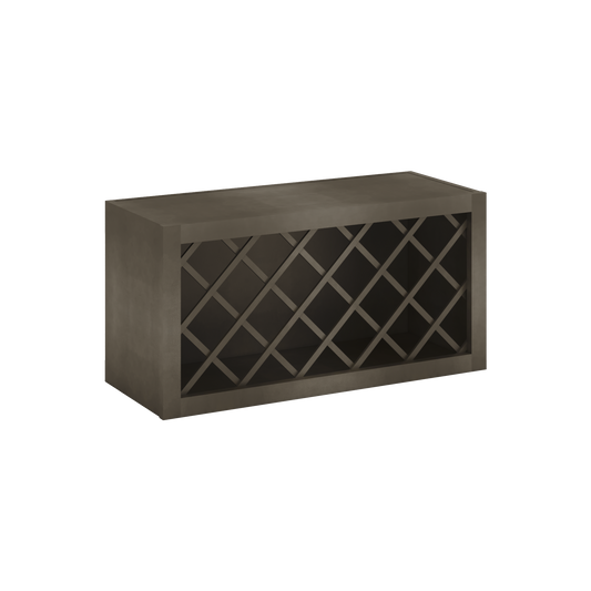 Wine Rack Huntington Cinder Double Shaker Cabinet