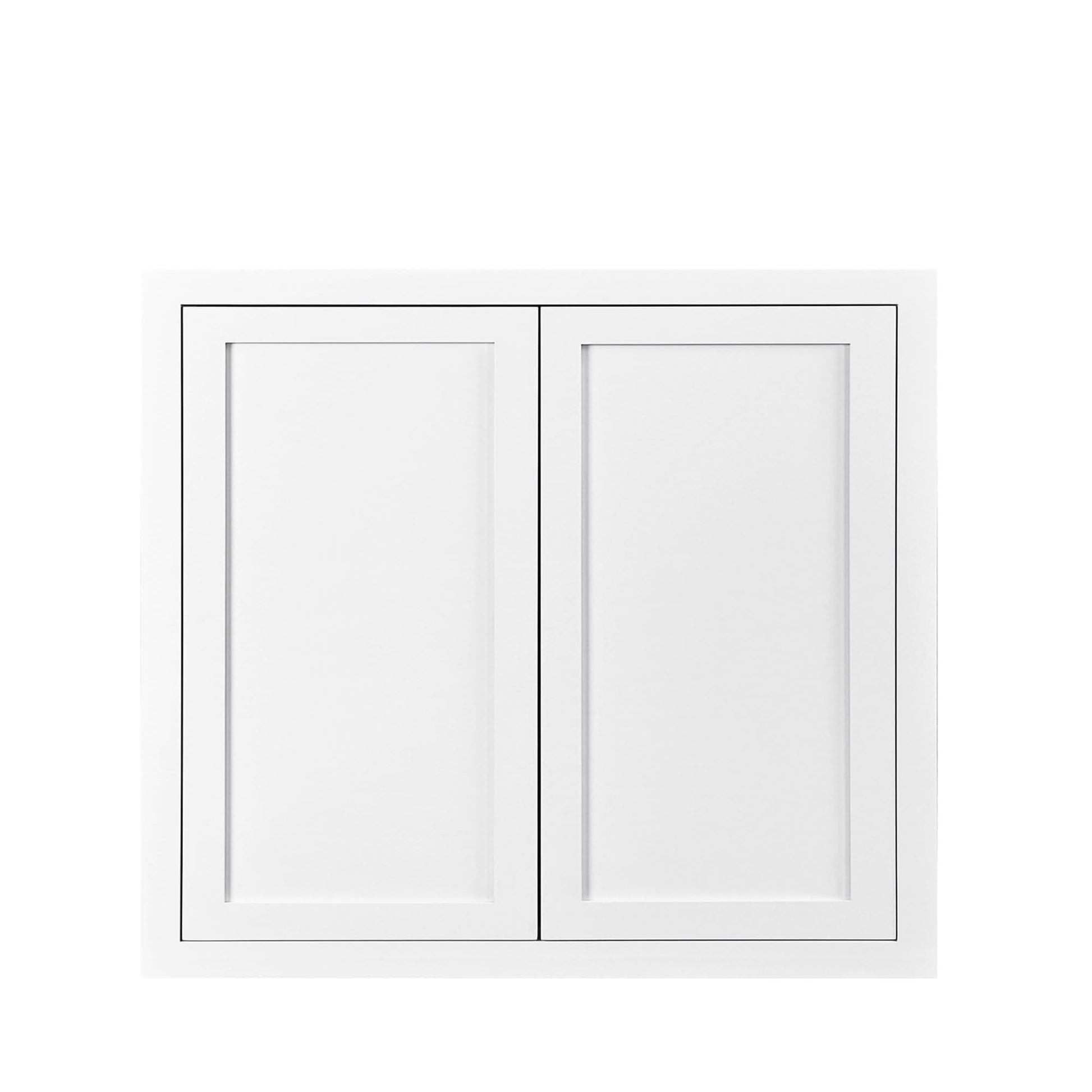 Natural oak elegant craftsman shaker double-door wall 24"–36" rta kitchen cabinet – view 6