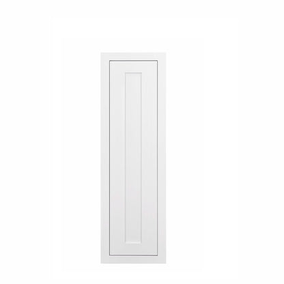30" Tall Tuscan Gray Inset Shaker Wall Cabinet - Single Door 9", 12", 15", 18" & 21"