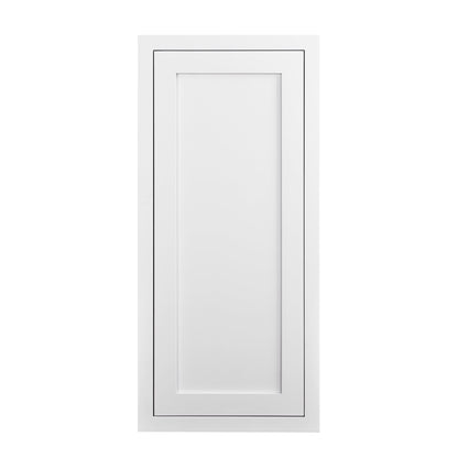 30" Tall Wall Cabinet - Single Door 9", 12", 15", 18" & 21" Custom Inset Shaker