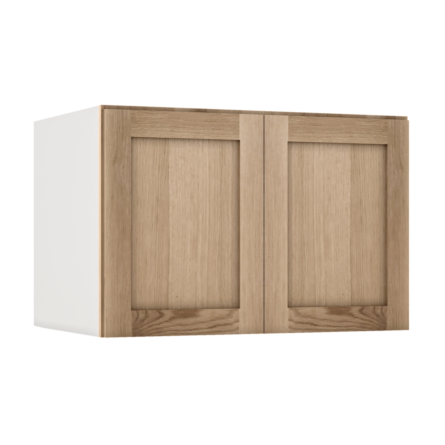 Natural white oak shaker wall cabinet 12"–36" RTA kitchen cabinet – view 9